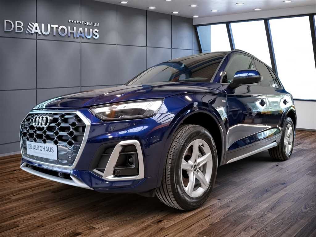 Audi Q5 2024 г. Синий, пробег 47831 км