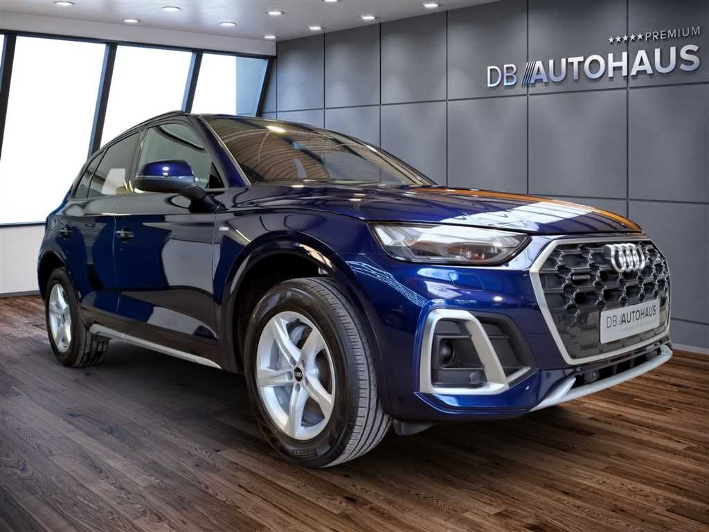 Audi Q5 2024 г. Синий, пробег 47831 км