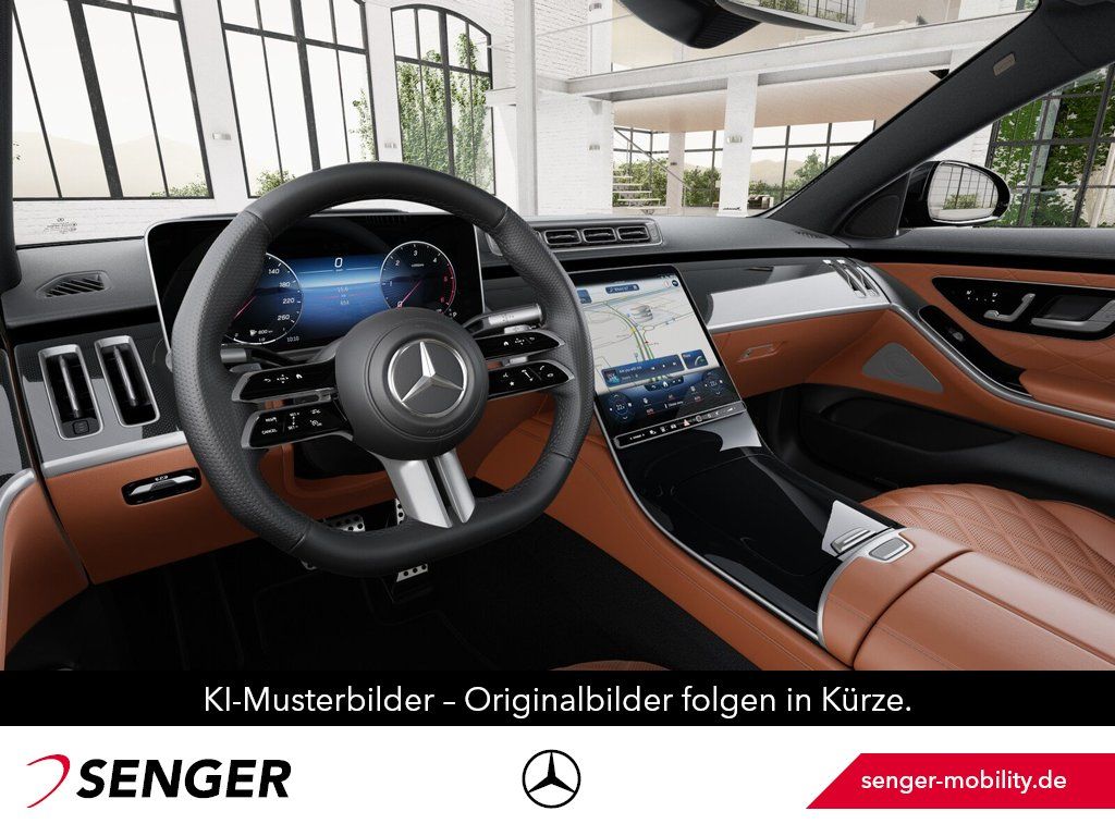 Mercedes-Benz S 450 2025 г. Зелёный, пробег 51830 км