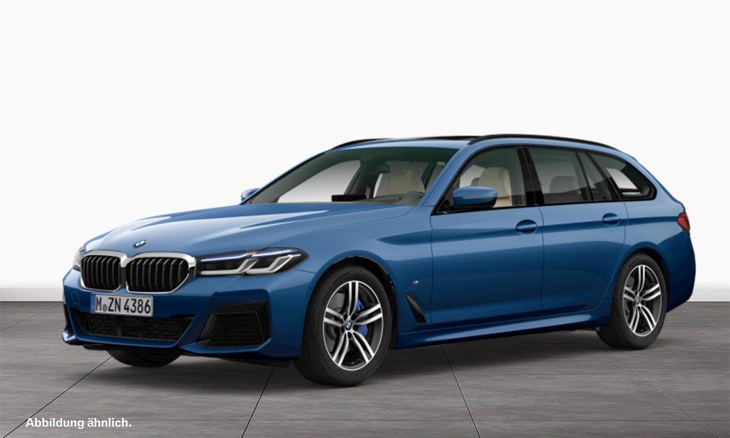 BMW 530 2023 г. Синий, пробег 44140 км