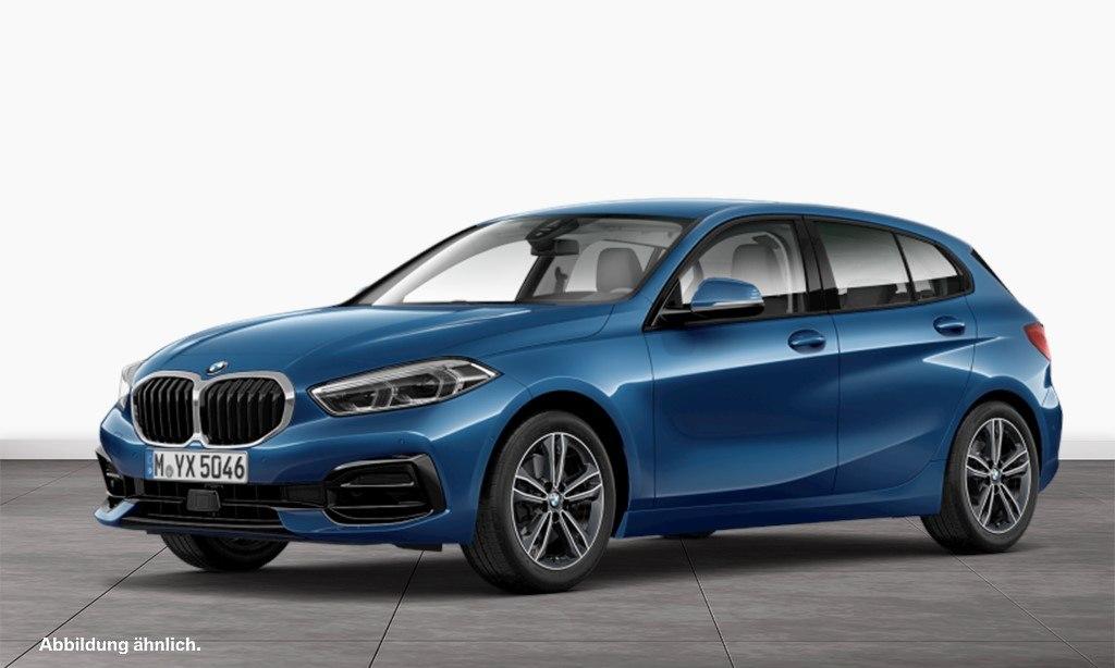 BMW 120 2023 г. Синий, пробег 22601 км
