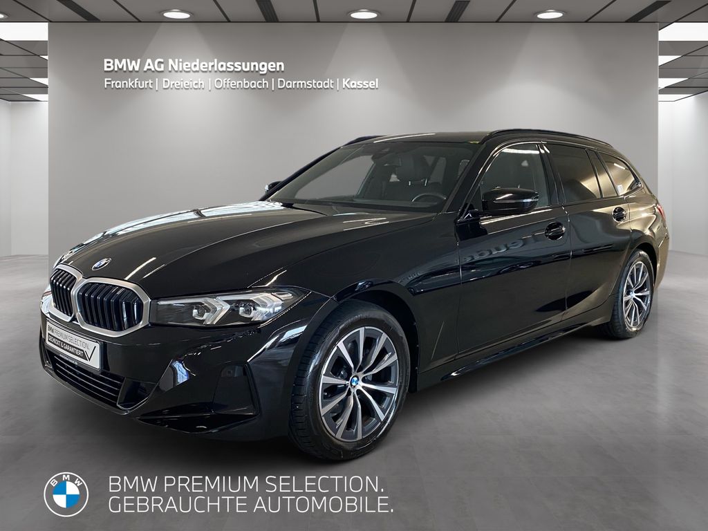 BMW 320 2023 г. Чёрный, пробег 54853 км