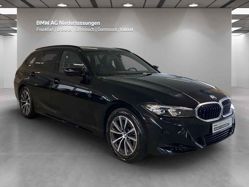 BMW 320 2023 г. Чёрный, пробег 54853 км
