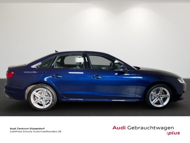Audi A4 2021 г. Синий, пробег 52502 км