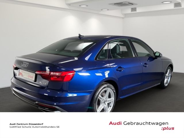 Audi A4 2021 г. Синий, пробег 52502 км