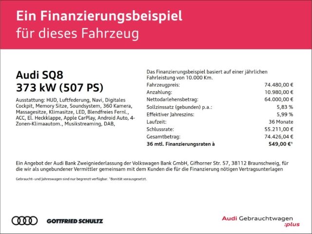 Audi SQ8 2023 г. Серый, пробег 37211 км