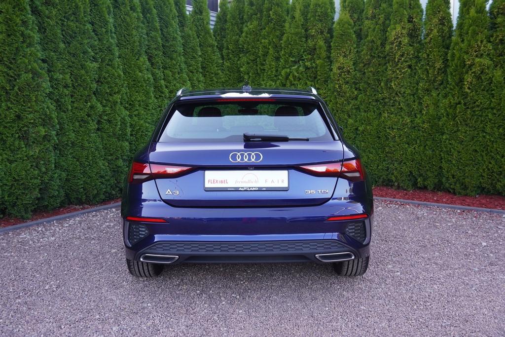 Audi A3 2022 г. Синий, пробег 23905 км