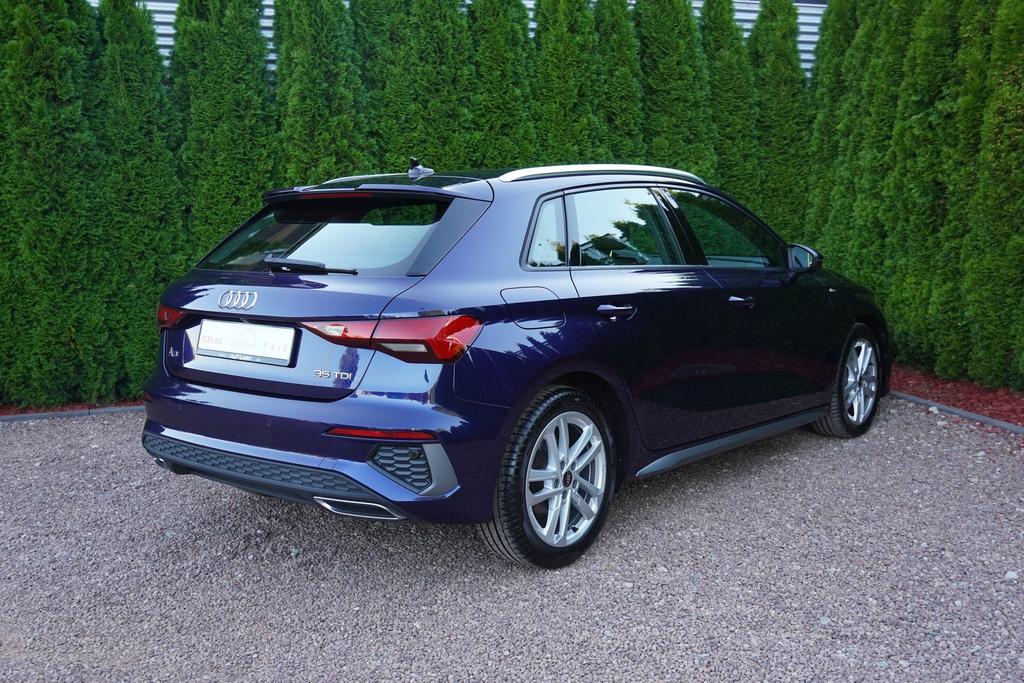 Audi A3 2022 г. Синий, пробег 23905 км