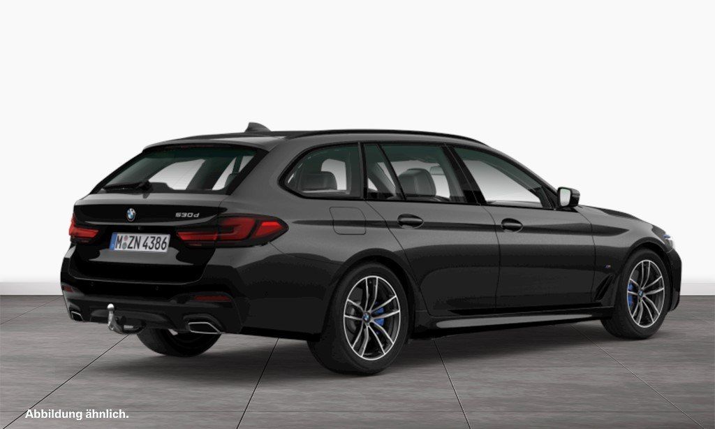 BMW 530 2021 г. Чёрный, пробег 59755 км