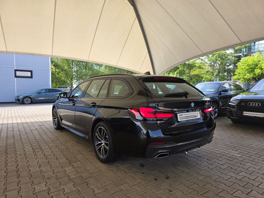 BMW 530 2021 г. Чёрный, пробег 59755 км