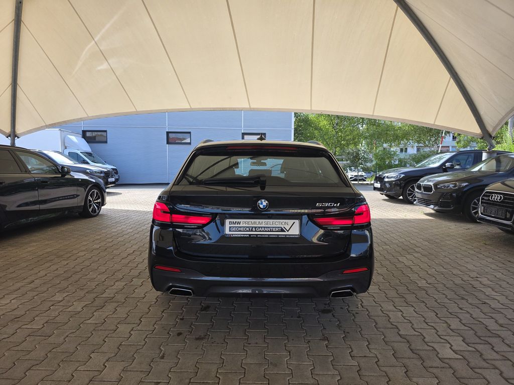 BMW 530 2021 г. Чёрный, пробег 59755 км