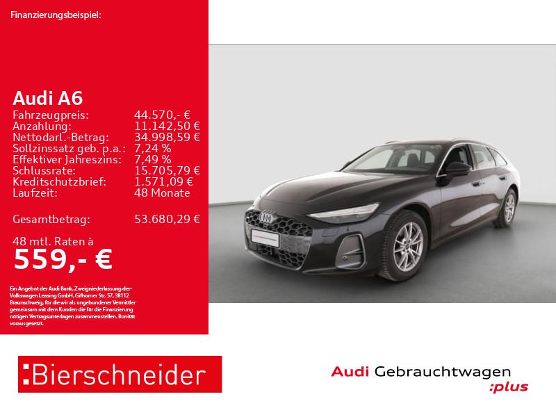 Audi A6 2025 г. Чёрный, пробег 19252 км
