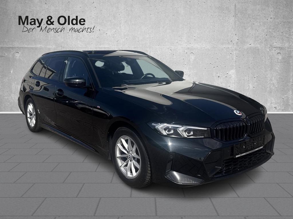BMW 320 2023 г. Чёрный, пробег 49073 км