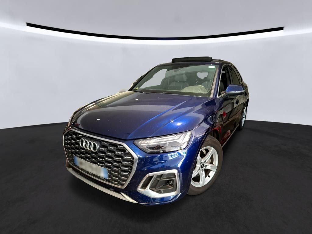 Audi Q5 2023 г. Синий, пробег 57530 км