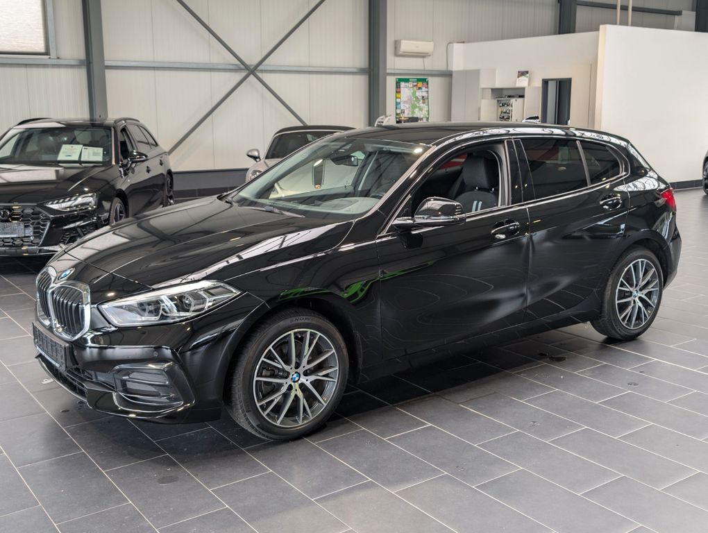 BMW 118 2023 г. Чёрный, пробег 43000 км