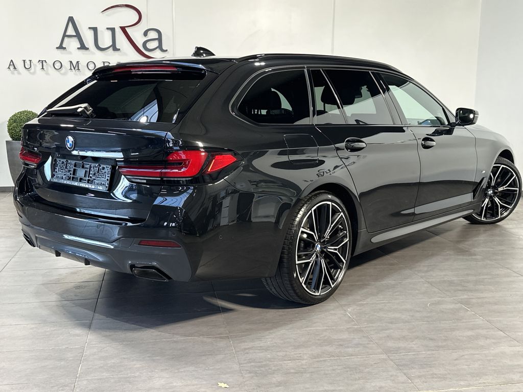 BMW 530 2022 г. Чёрный, пробег 49750 км