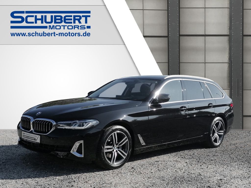 BMW 520 2023 г. Чёрный, пробег 58454 км