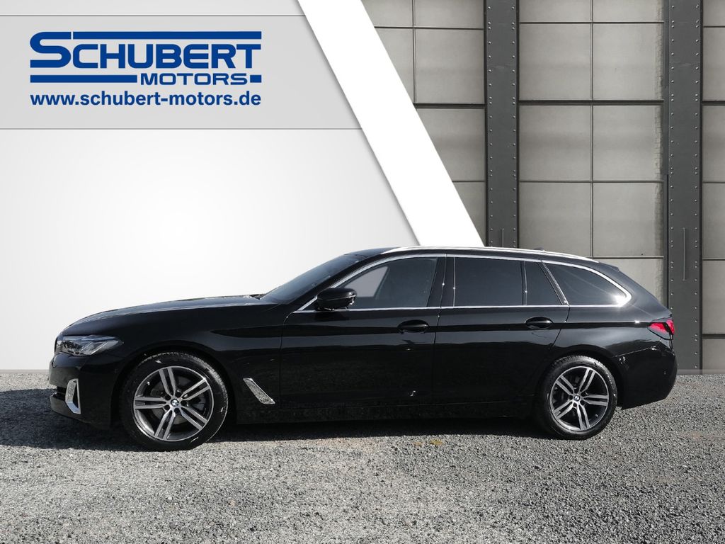 BMW 520 2023 г. Чёрный, пробег 58454 км