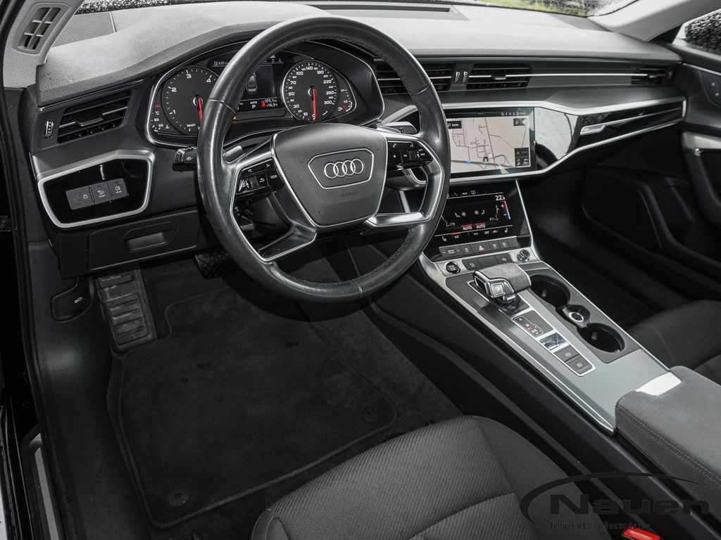 Audi A6 2022 г. Чёрный, пробег 51662 км