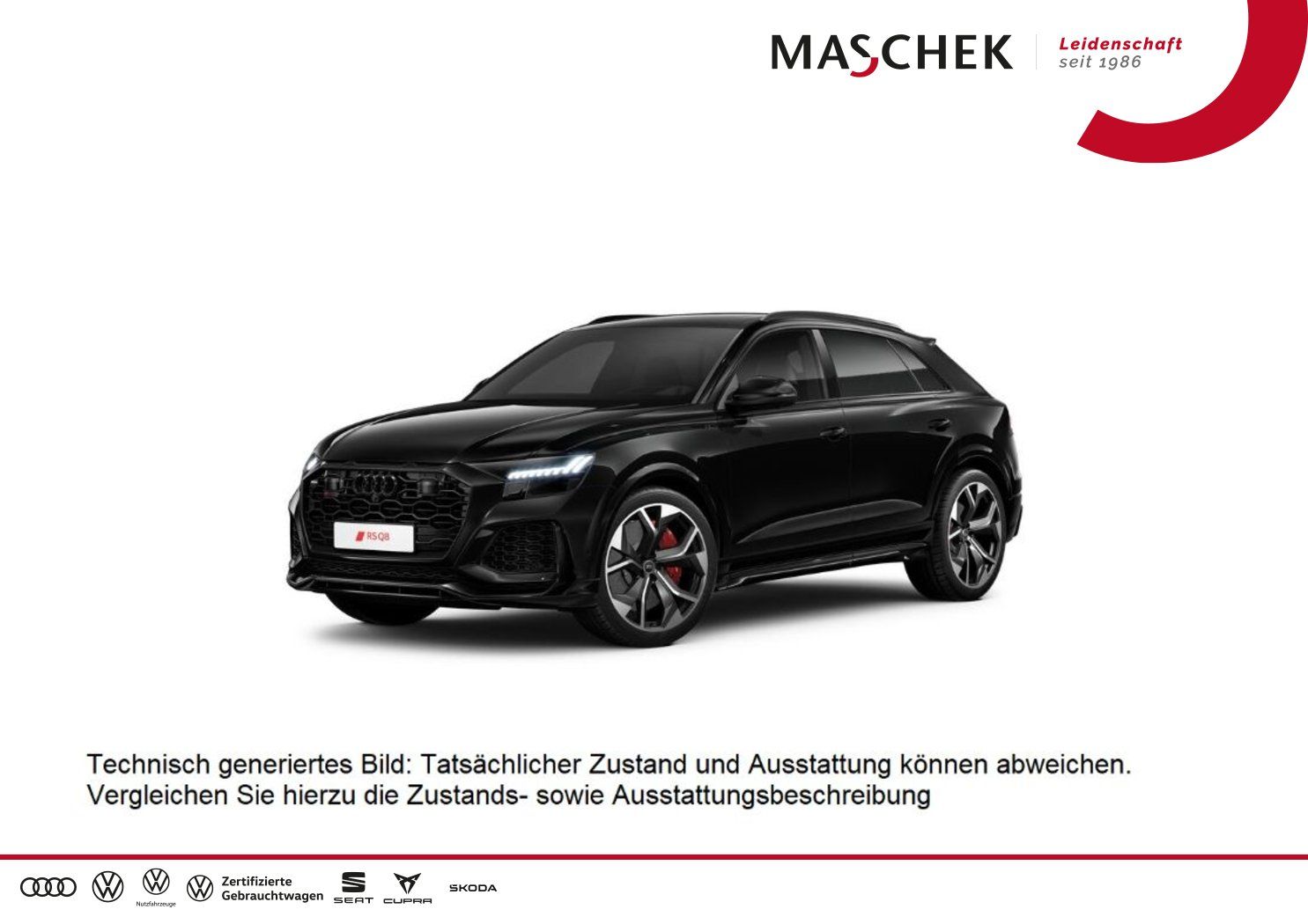 Audi RSQ8 2023 г. Чёрный, пробег 45400 км