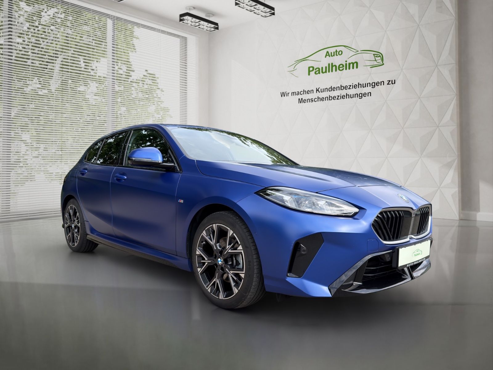BMW 120 2025 г. Синий, пробег 58650 км