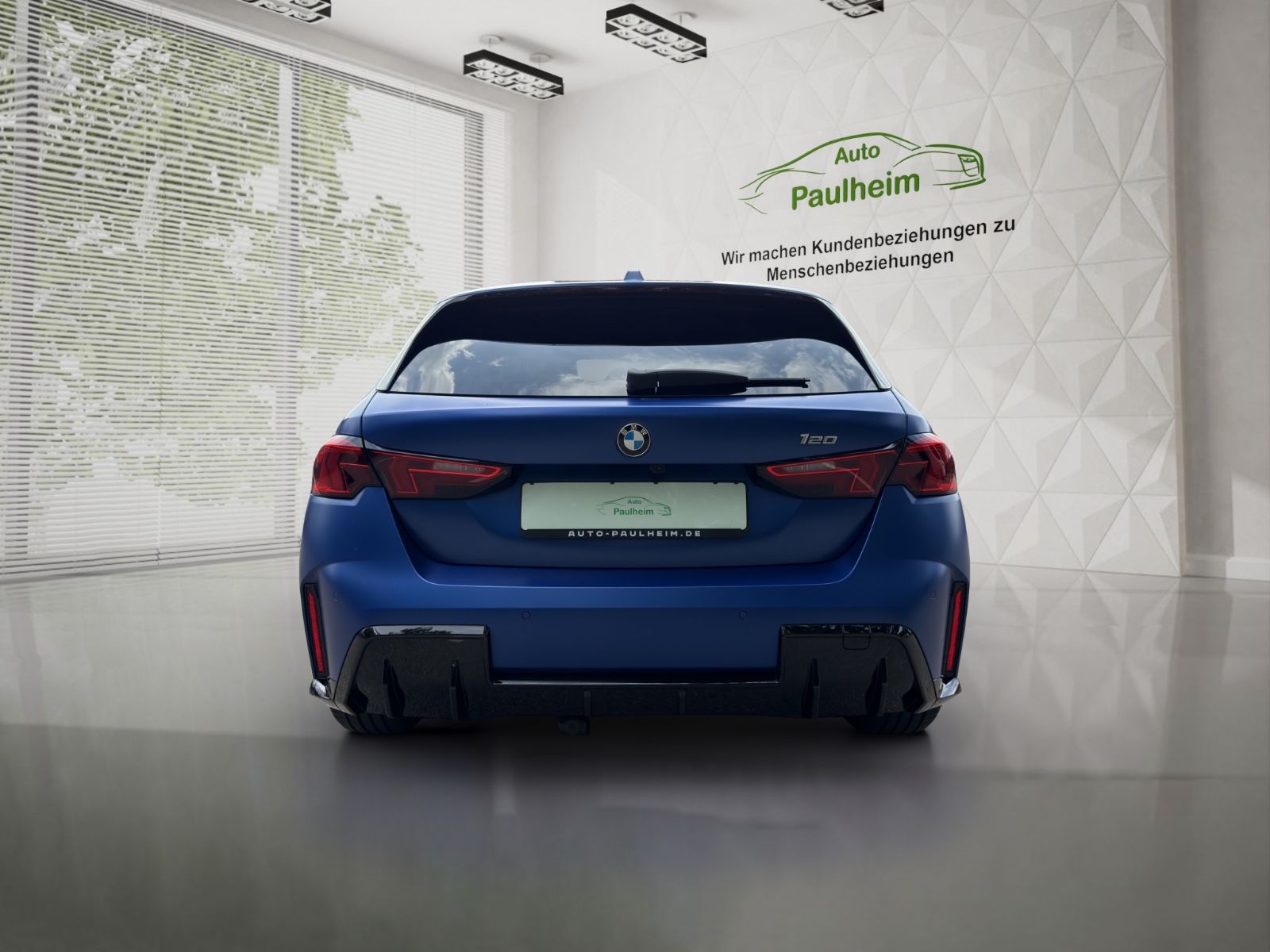 BMW 120 2025 г. Синий, пробег 58650 км