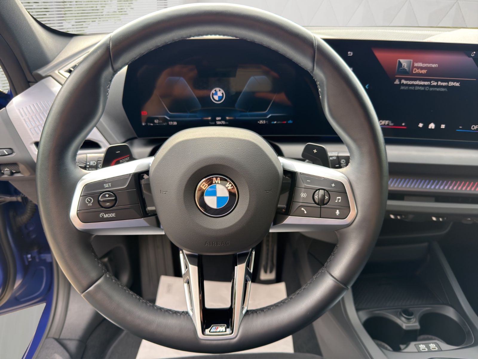 BMW 120 2025 г. Синий, пробег 58650 км