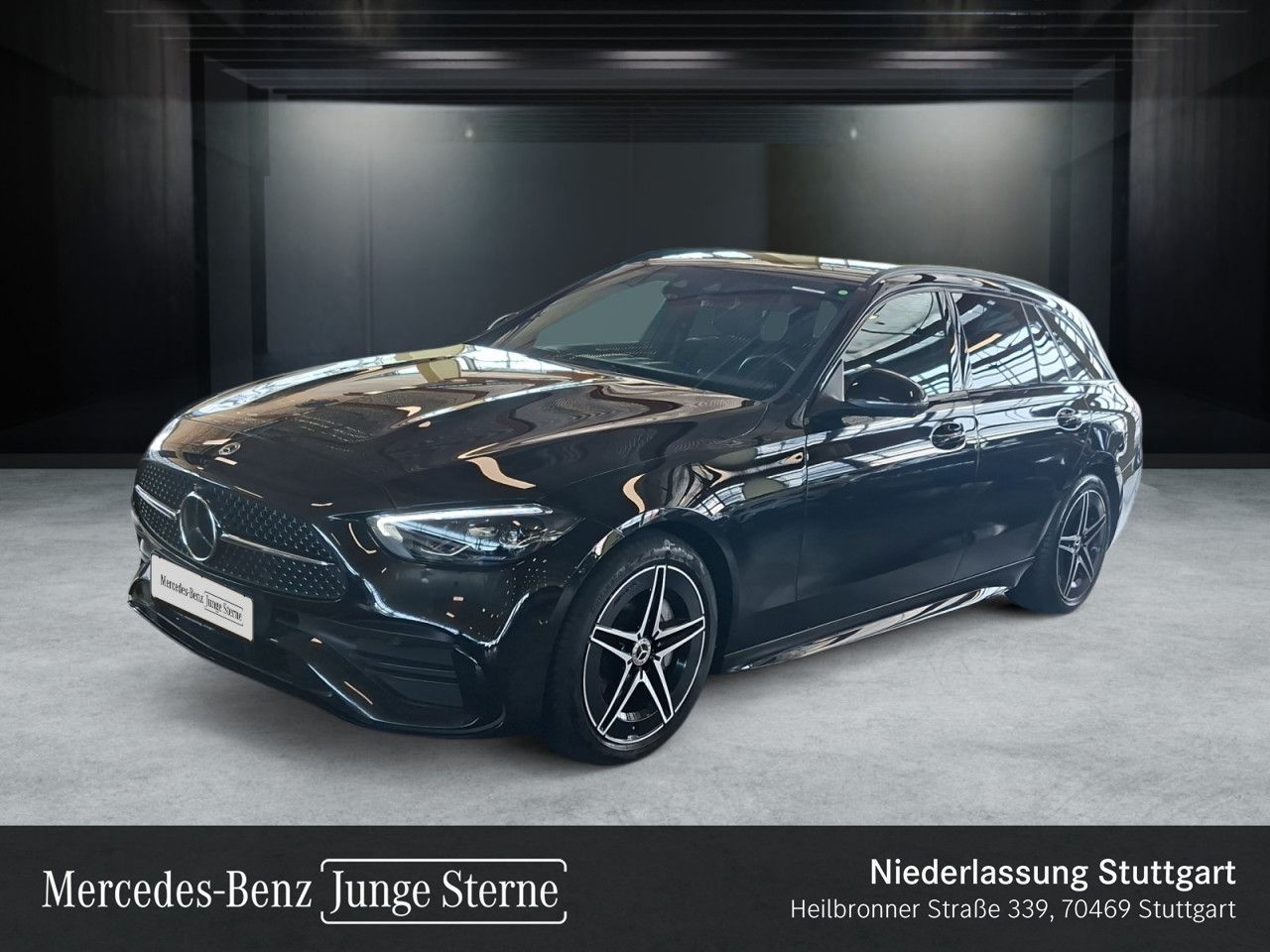 Mercedes-Benz C 220 2023 г. Чёрный, пробег 50780 км