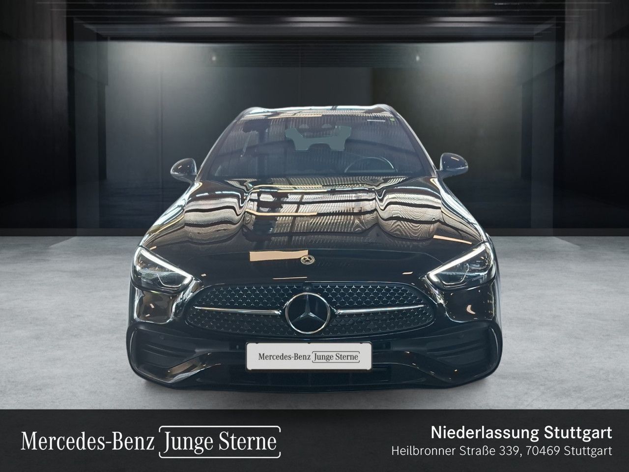 Mercedes-Benz C 220 2023 г. Чёрный, пробег 50780 км