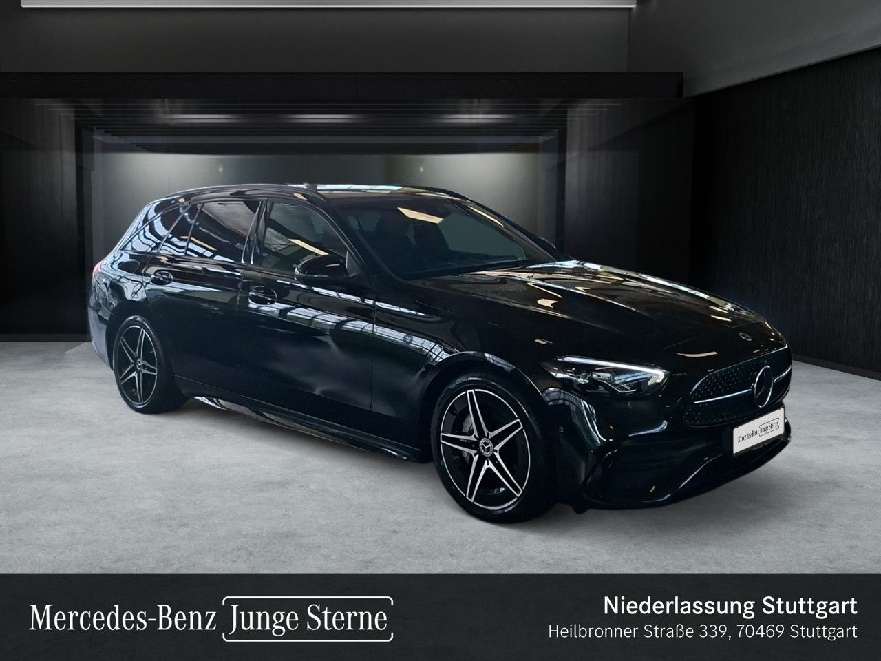 Mercedes-Benz C 220 2023 г. Чёрный, пробег 50780 км