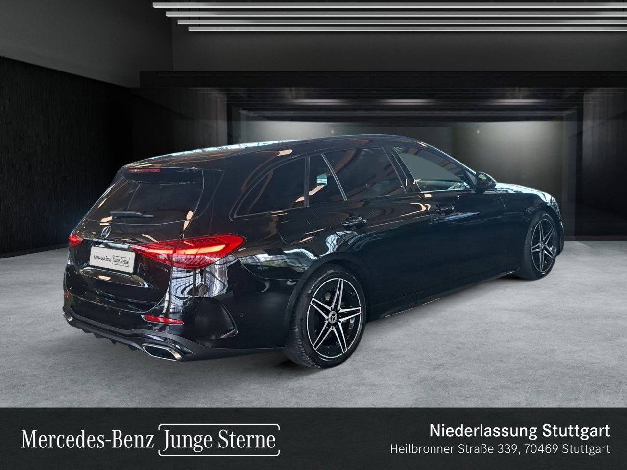 Mercedes-Benz C 220 2023 г. Чёрный, пробег 50780 км