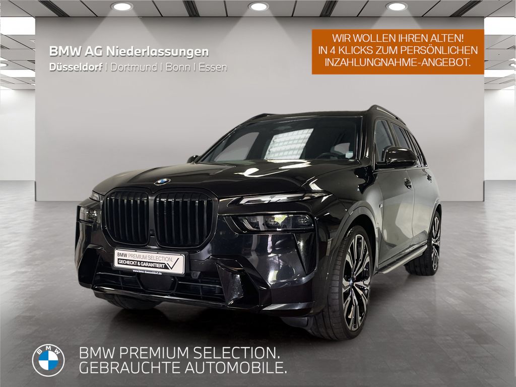 BMW X7 2023 г. Чёрный, пробег 56368 км