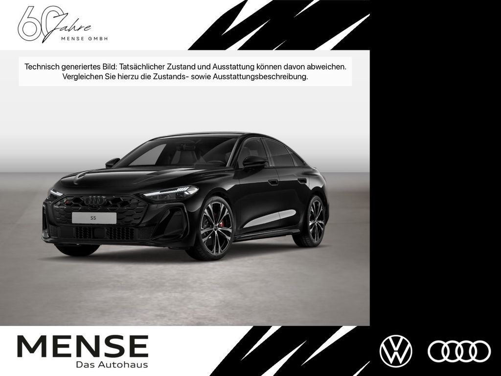 Audi S5 2025 г. Чёрный, пробег 19199 км