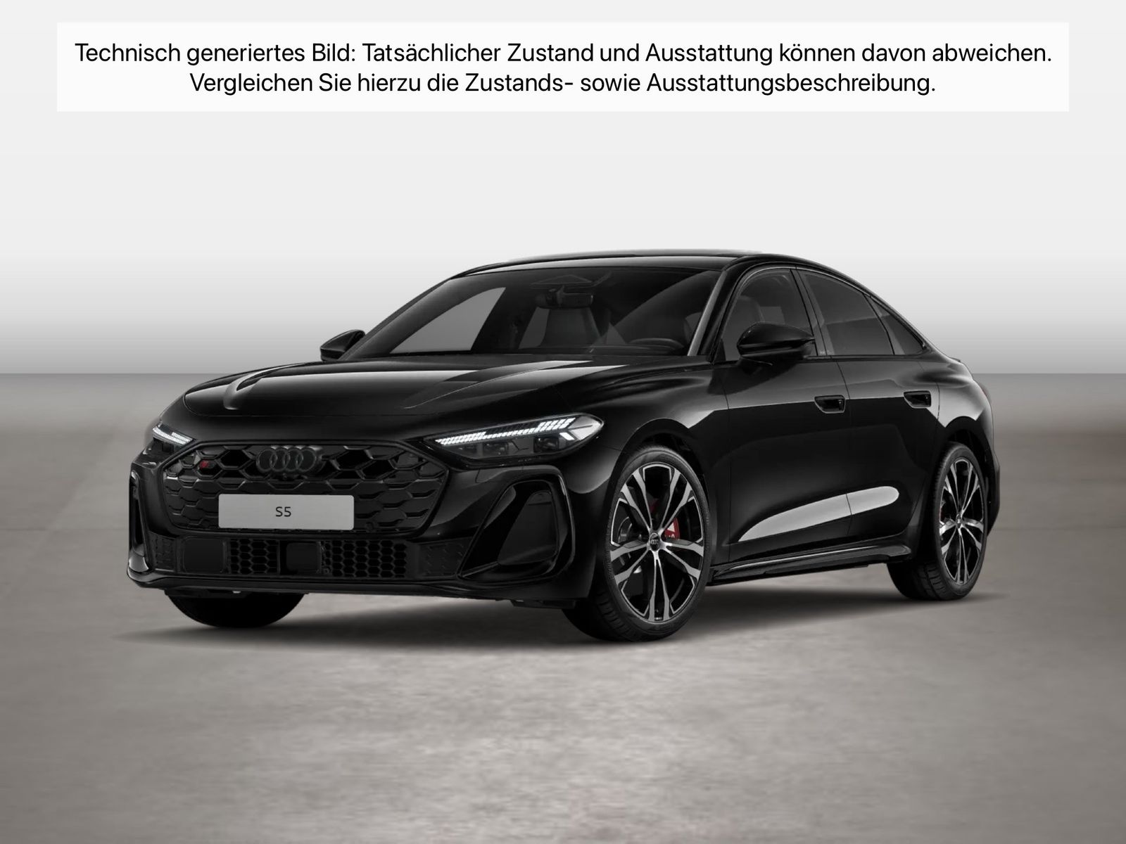 Audi S5 2025 г. Чёрный, пробег 19199 км