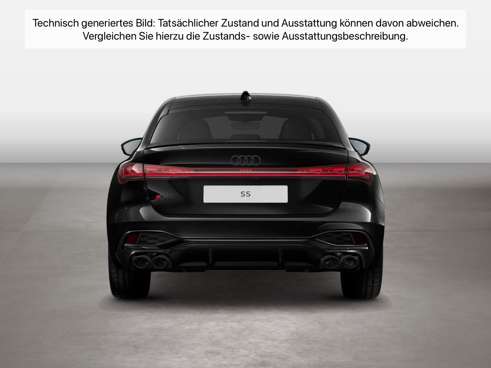 Audi S5 2025 г. Чёрный, пробег 19199 км