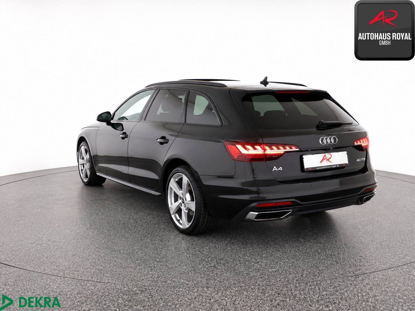 Audi A4 2023 г. Чёрный, пробег 55000 км