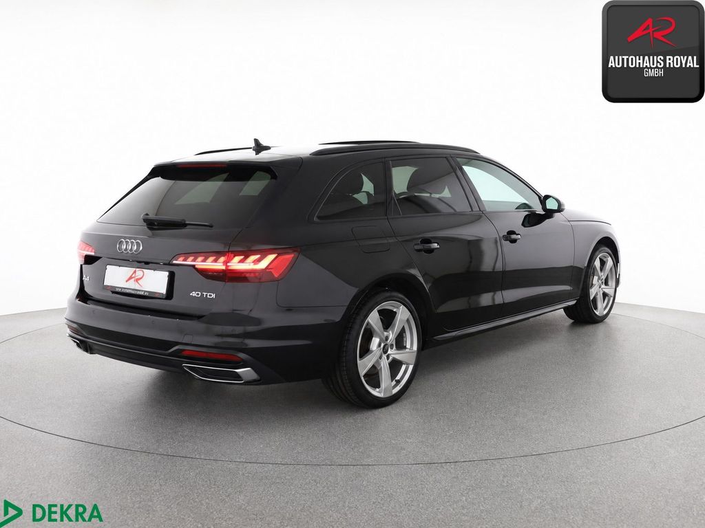 Audi A4 2023 г. Чёрный, пробег 55000 км