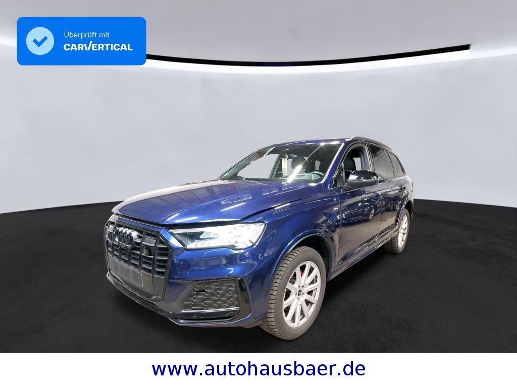 Audi Q7 2024 г. Синий, пробег 40844 км