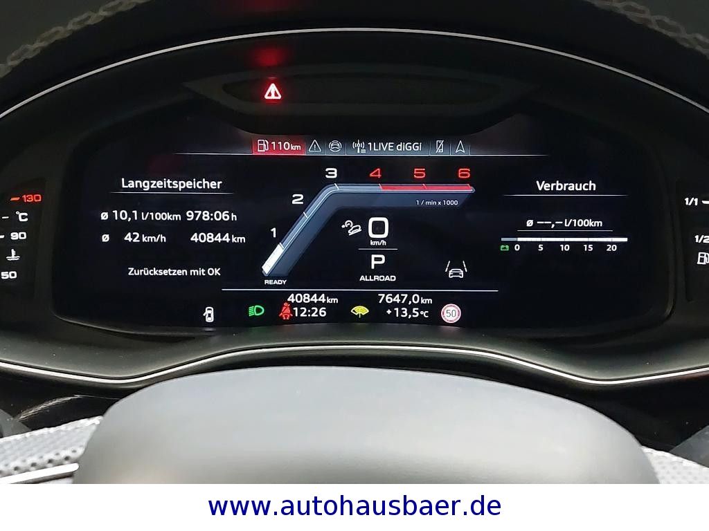 Audi Q7 2024 г. Синий, пробег 40844 км