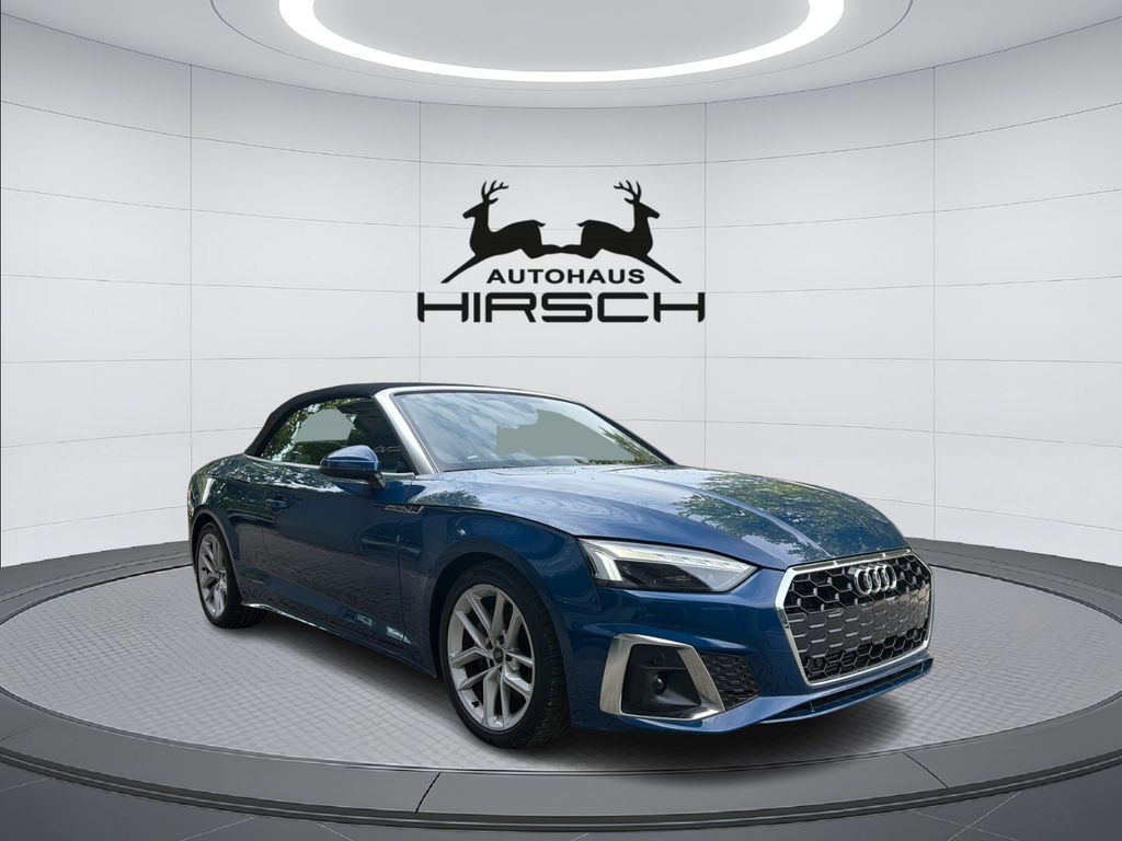 Audi A5 2023 г. Синий, пробег 29520 км