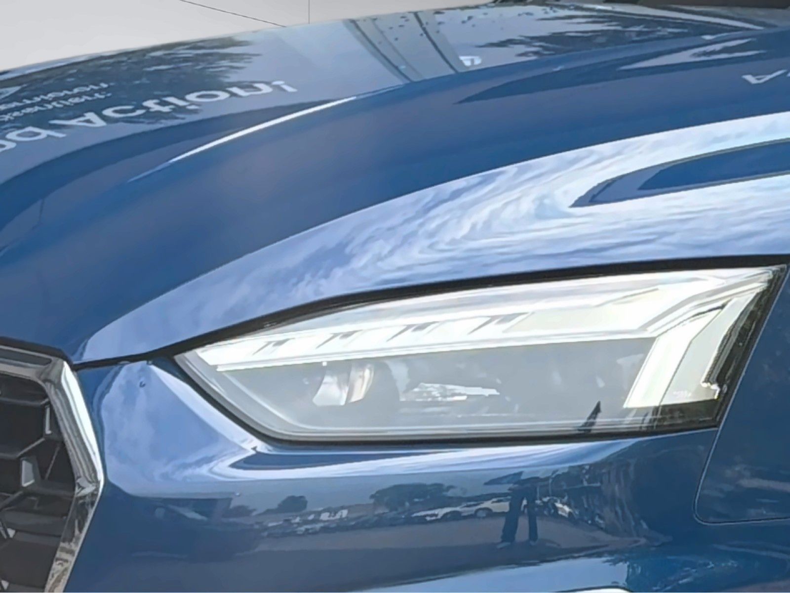 Audi A5 2023 г. Синий, пробег 29520 км