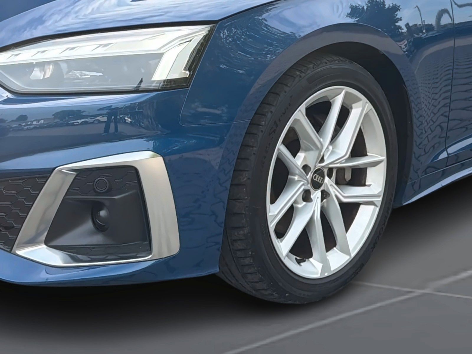 Audi A5 2023 г. Синий, пробег 29520 км