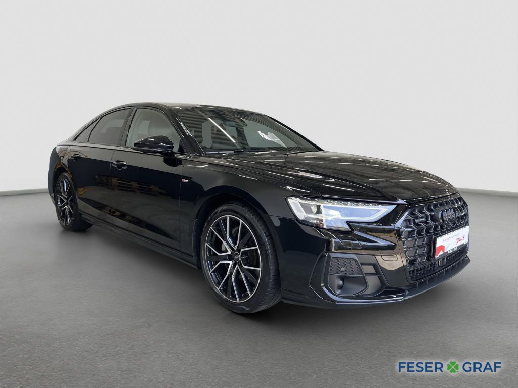 Audi A8 2023 г. Чёрный, пробег 40609 км