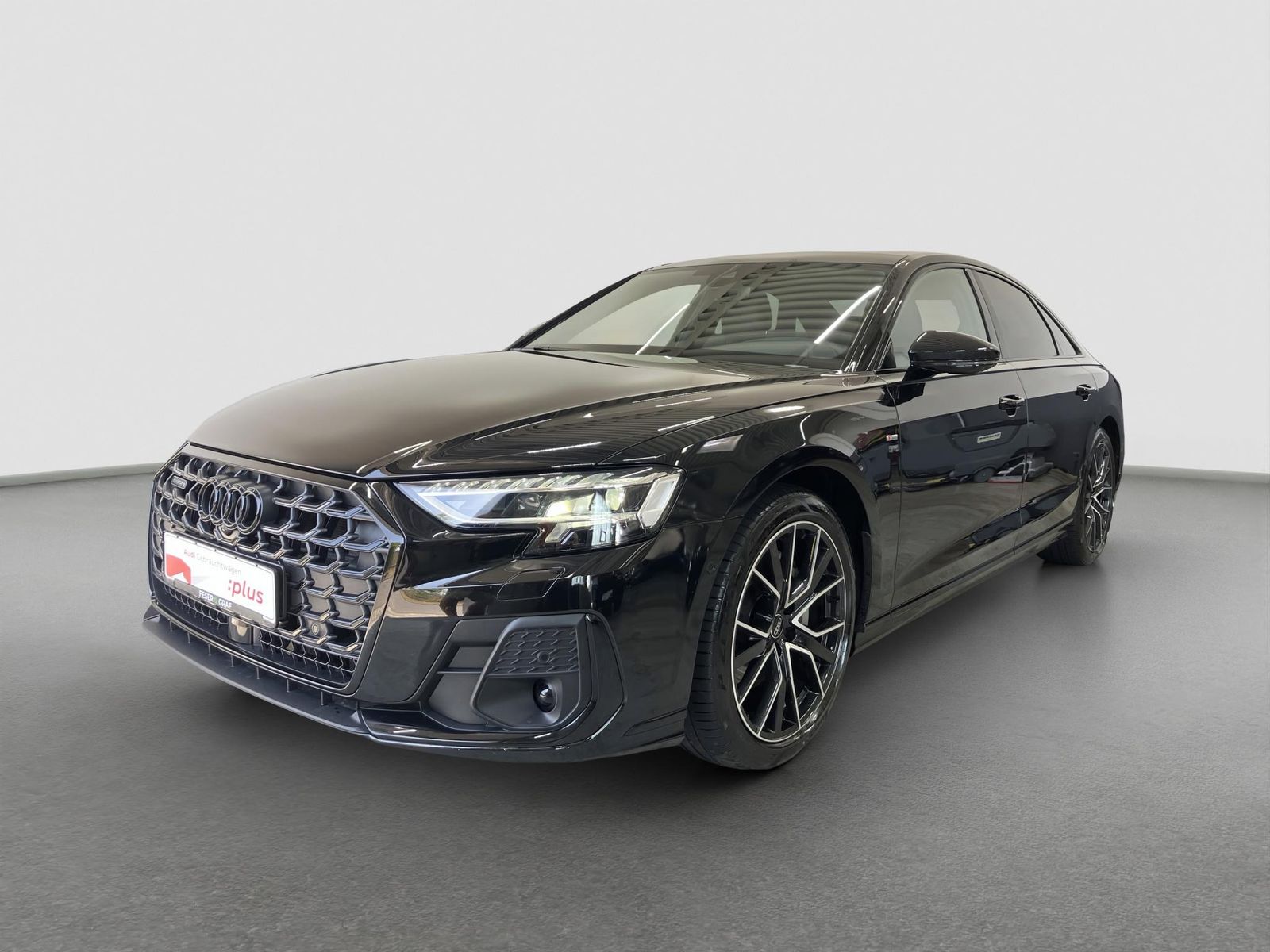 Audi A8 2023 г. Чёрный, пробег 40609 км