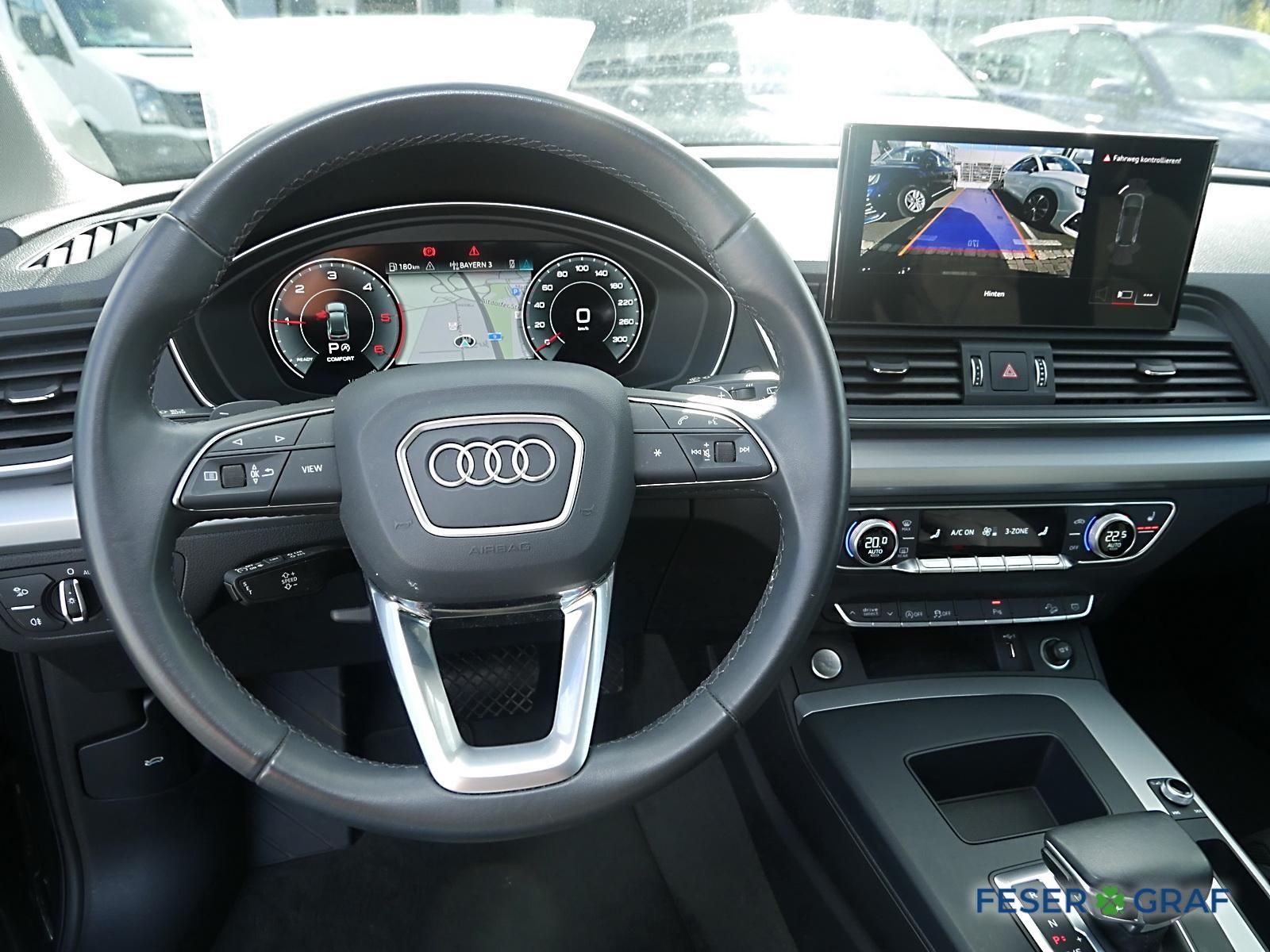 Audi Q5 2023 г. Серый, пробег 56300 км