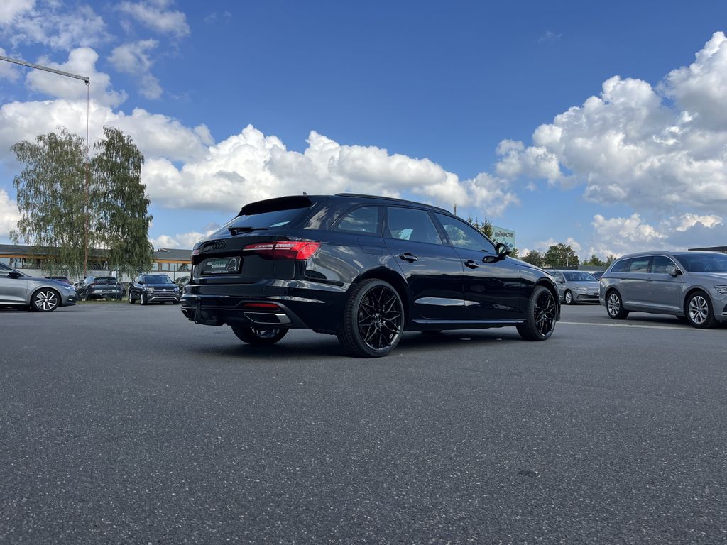 Audi A4 2022 г. Чёрный, пробег 57895 км