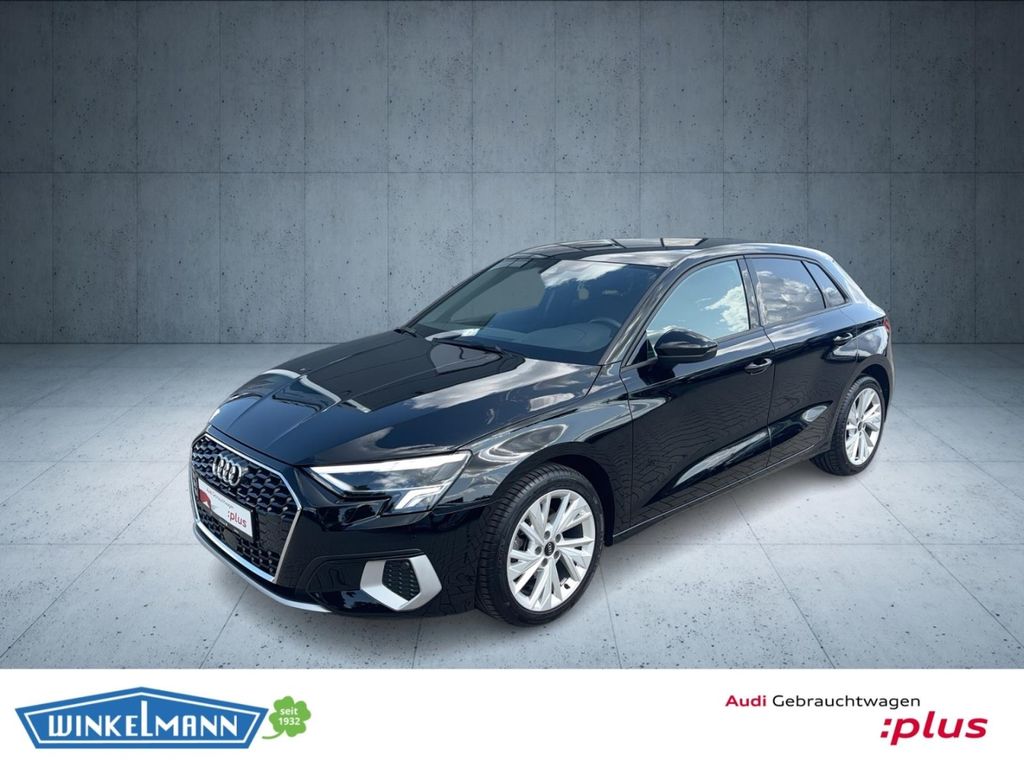 Audi A3 2023 г. Чёрный, пробег 48150 км