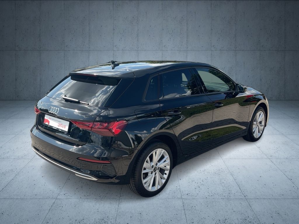 Audi A3 2023 г. Чёрный, пробег 48150 км