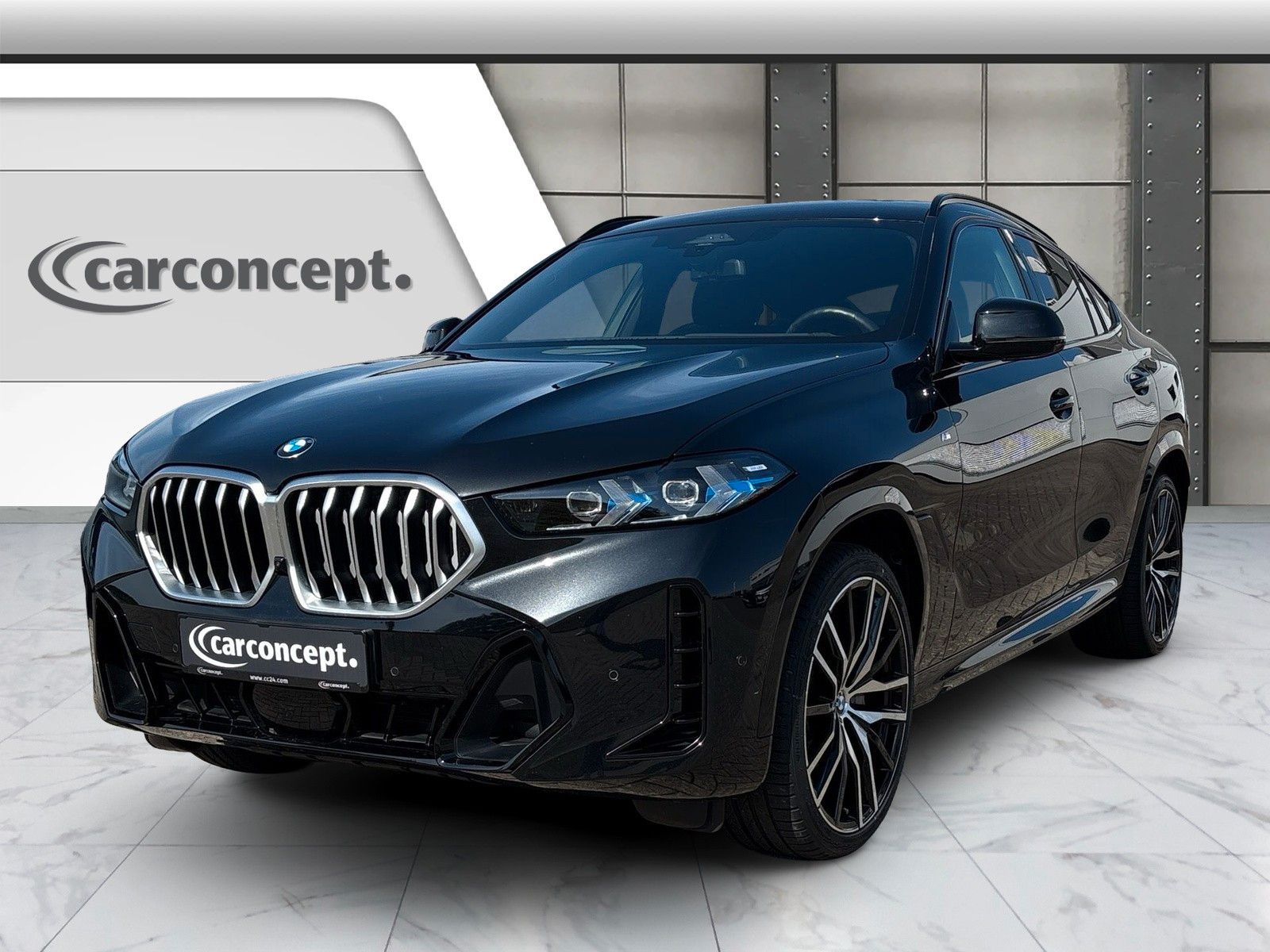 BMW X6 2025 г. Чёрный, пробег 26489 км