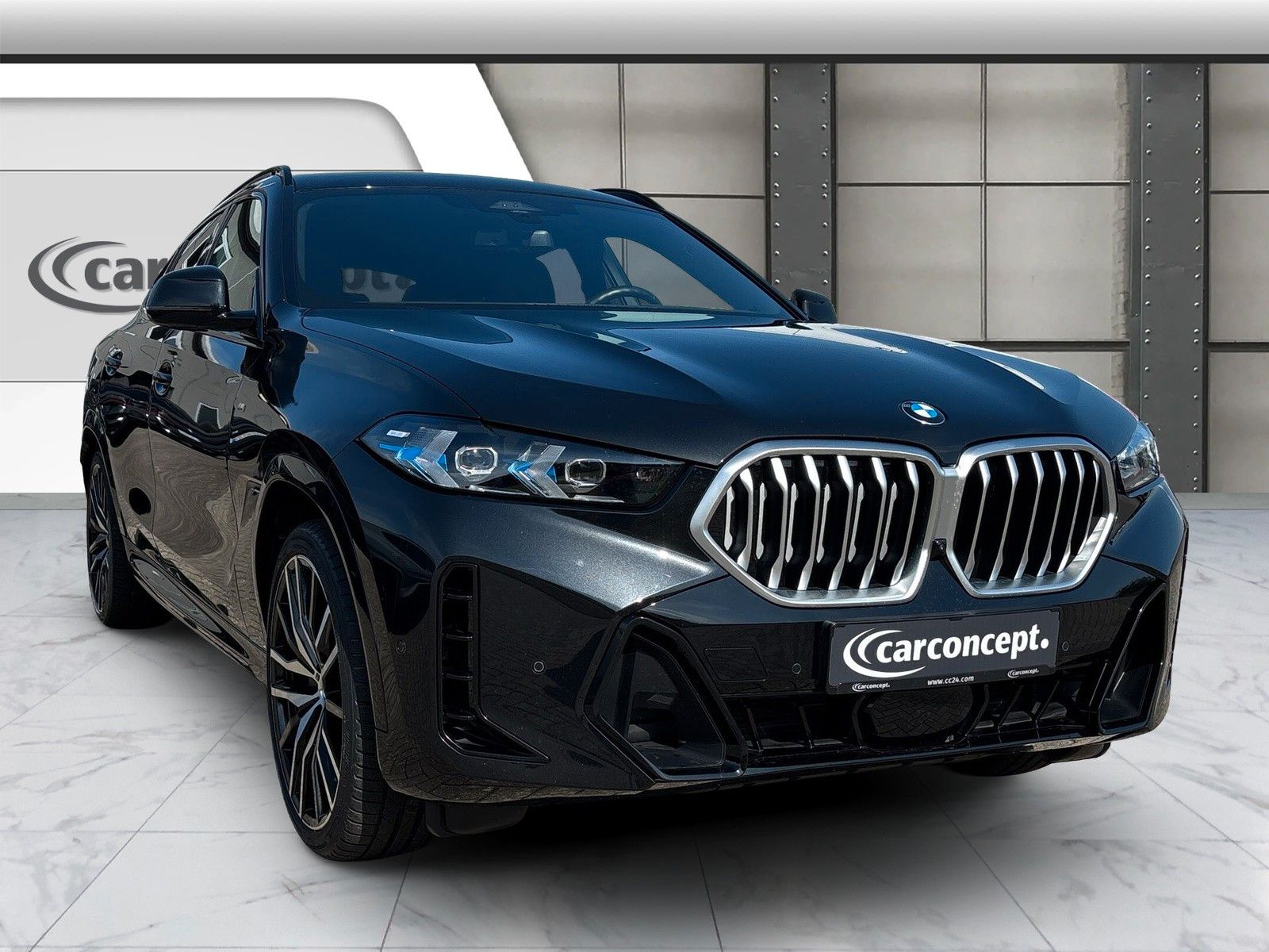 BMW X6 2025 г. Чёрный, пробег 26489 км